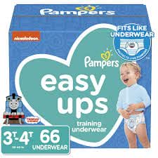 PAMPERS BABY EASY UP 2T3T SUPERBOY 74CT - PBEU2T3TSB Pie's Variety Store