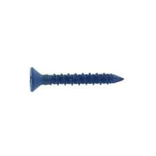 Blue Concrete Screw, Durable for Masonary, Trusted by Masons and Contractors