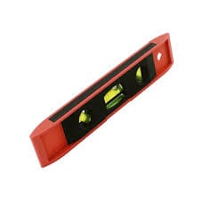Wolfox Plastic Torpedo Level 9" with Magnetic Band, Horizontal, Vertical and 45° vial and Top-read Window for professional working in tight spaces -  WF6709 MEGA