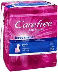 CAREFREE BODY SHAPE LONG UNSCENTED 42CT - CFBSLU42 Pie's Variety Store