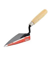 Wolfox Masonry Brick Trowel with Wooden Handle (11 inch and 6 inch), Philadelphia Pattern, Standard Shank. Ideal for Leveling, Spreading and Shaping Mortar, Cement and More - WF1911 and WF9812 MEGA