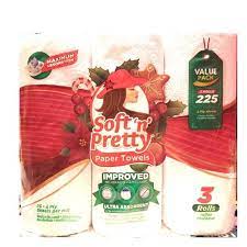 SOFT N PRETTY PAPER TOWEL VALUE PACK 3CT - SNPPTVP3CT Pie's Variety Store
