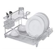 WILTON ALUMINUM DISH DRAINER 45X35X28CM 2 TIER WHITE - NT-18075 Pie's Variety Store