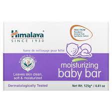 Himalaya Moisturizing Baby Bar, Mild and Moisturizing Bar Soap for Baby, 4.41 oz - 60506950127