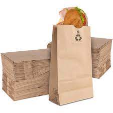 Brown Paper Lunch Bags, Paper Grocery Bags, Durable Kraft Paper Bags 10lb 100 Pack-  These multipurpose bags can hold canned foods, sandwiches and just about anything - 43100001004 Pie's Variety Store