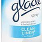 GLADE AEROSOL SPRAY CLEAN LINEN  227G - GLDAERSCLL227 Pie's Variety Store