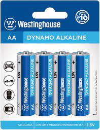 Westinghouse Dynamo Alkaline Batteries AA 4PK - 67943675003