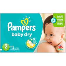 PAMPERS BABY DRY SIZE 1 44CT - PBDS1 Pie's Variety Store