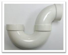 PVC Trap S/Joint Plain DWV White MEGA