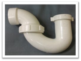 PVC Union P-Trap Heavy DWV White MEGA