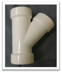 PVC DWV WYE MEGA