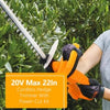 WORKSITE 20V Cordless Hedge Trimmer Cutter Battery Power Garden Tools Grass Tree Leaf Handy Hedge Trimmer 2400RPM - CHT224