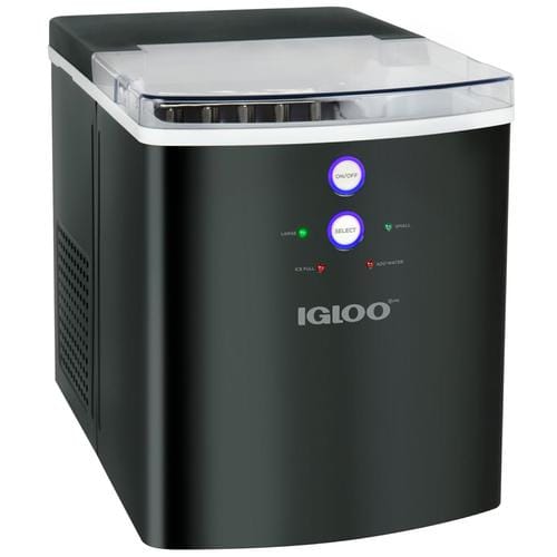Igloo Ice Maker ICEB33BS  Conveniently sized and compact, this ice maker looks great on the countertop while producing ice when and where you need it-391187