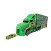 Teamsterz Hauler Dino themed transporter playset. Transporter features a drive through ramp, retractable handle for portable play, Free-moving wheels for push-along fun, opening side doors on either side-434082-5050841726411