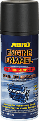 ABRO Engine Enamel with Ceramic Black EE-555-BLK (MABRO094)