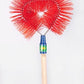Eterna Cobweb Duster Head Brush // Big and Puffy Spider Web Brush for Outdoor & Indoor Web Cleaning // Twist-On Corner Duster Fits Standard Acme Threaded Extension Poles // Best Cobweb Brush Head - GP41 MEGA