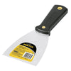 Pretul Flexible Blade Putty Knife, Spackle Knife, Tang Scraper, Metal Scraper Tool. Ideal for Drywall, Putty, decals, wallpaper, plaster, baking, patching, painting, stucco and much more - 21517 and 21516