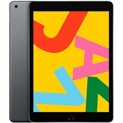 Apple 10.2 Inches  iPad 64 GB - Space Gray The Apple 10.2Inches iPad features the Retina display with a 2160 x 1620 resolution for crisp details and vivid colors, making it an ideal companion for watching movies, creating content, and much more -435819