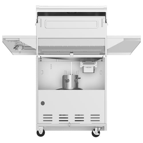 Nexgrill 4 Burner with SideBurner and Griddle grill that’s always ready to fire up soe flavmor for ultimate grilling control, Foldable side shelves provide space flexibility for small patio .Extra griddle for more options-405609