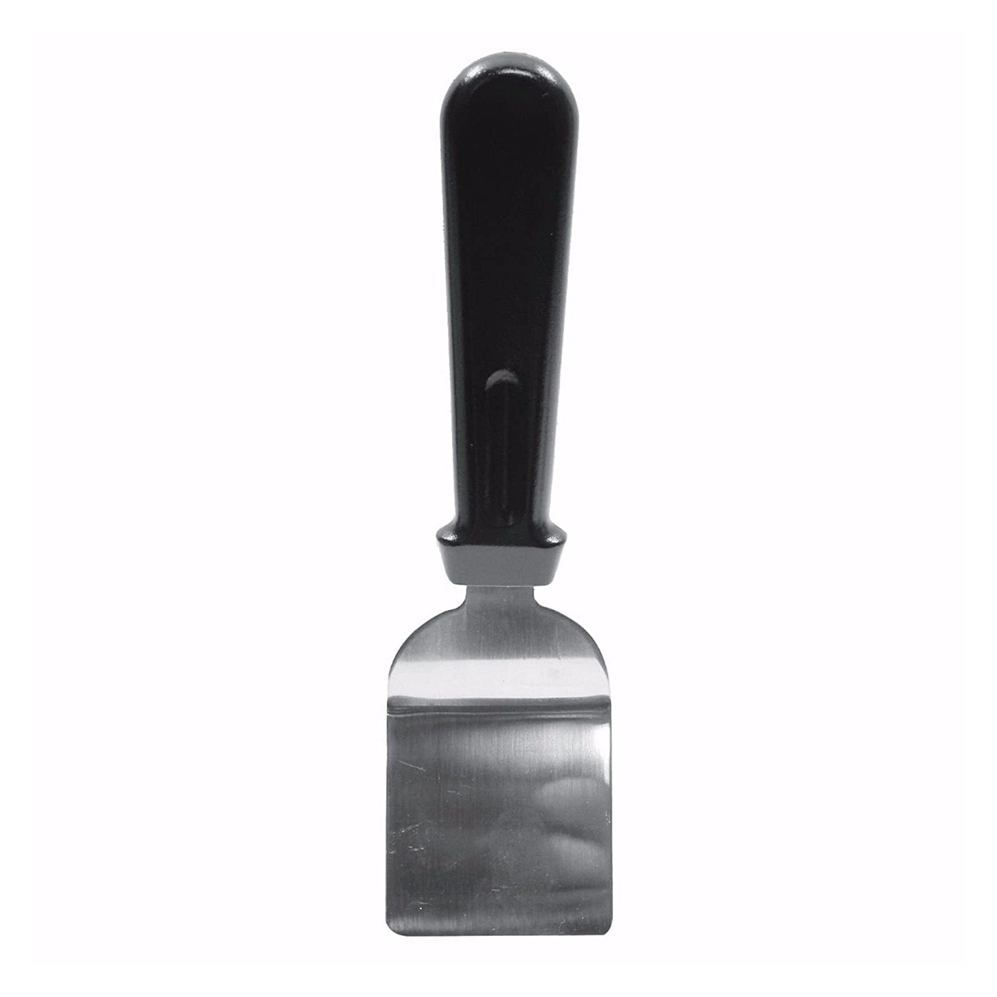 Tablecraft  8.75 inch Stainless Steel Pizza Server with Black Handle Make it easy to serve fresh, hot pizza with this server. Great to have in the kitchen or on the tables for customers to serve themselves-PS225 Hannah's Variety Store