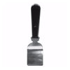 Tablecraft  8.75 inch Stainless Steel Pizza Server with Black Handle Make it easy to serve fresh, hot pizza with this server. Great to have in the kitchen or on the tables for customers to serve themselves-PS225