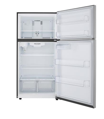 LG 24cu Top Freezer Refrigerator LTRTLS2403S newest top-mount refrigerator has the largest capacity in the 33 in. wide category, featuring 24 cu. ft. of total storage space in the refrigerator and freezer-440671