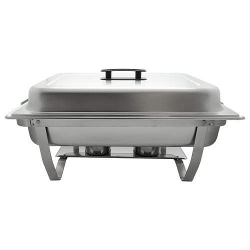 Winco Stainless Steel Full-size Folding Stand Chafer 8Qt - holds 1 full or 2 half size pans, and is perfect for parties, picnics, buffets, catering and all types of gatherings - 444151 ebuystt