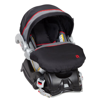 Baby Trend EZ Flex-Loc 30.00 lbs Infant Car Seat, Solid Print Black - 9001401316