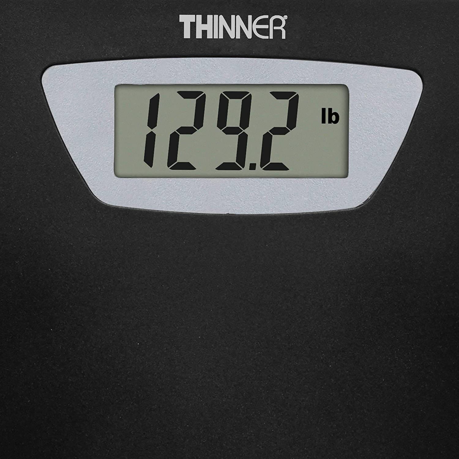 Conair Thinner Digital Precision LED Portable Bathroom Scale is a handy and portable digital weighing scale that boasts a thin and lightweight design that can easily be used in any room and stored when not in use - C-TH280 Elegant AccScents