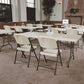 Lifetime Folding Chair Almond Commercial Grade-28033 Hannah Frederick