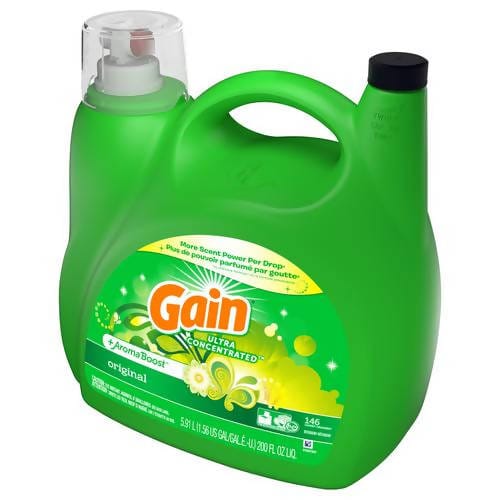 Ultra Concentrated & Aroma Boosted New Gain Original Liquid Laundry Detergent 5.91 L / 200 Fl. Oz - 146 Loads (2X Ultra Concentrated) / 281336 dayana sifontes