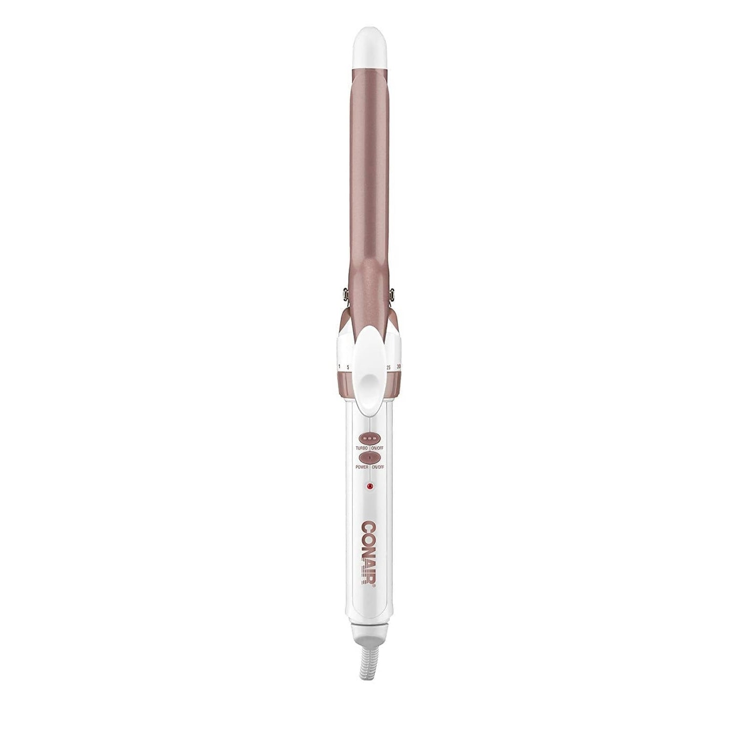 Conair Double Ceramic 3/4 inch Curling Iron (White/Rose Gold) has a higher ceramic content to deliver even heat, fast styling and long-lasting curls - C-CD700GN Pie's Variety Store