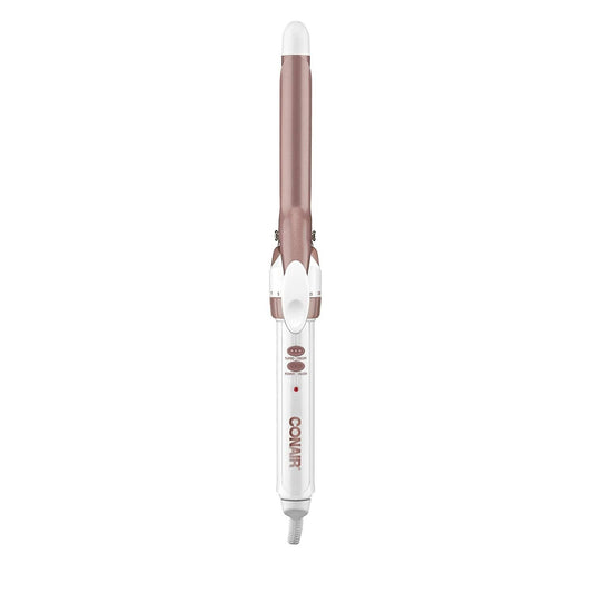 Conair Double Ceramic 3/4 inch Curling Iron (White/Rose Gold) has a higher ceramic content to deliver even heat, fast styling and long-lasting curls - C-CD700GN Pie's Variety Store