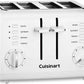 Cuisinart 4-Slice Compact Toaster (White) - CU-CPT-142 Elegant AccScents