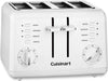 Cuisinart 4-Slice Compact Toaster (White) - CU-CPT-142