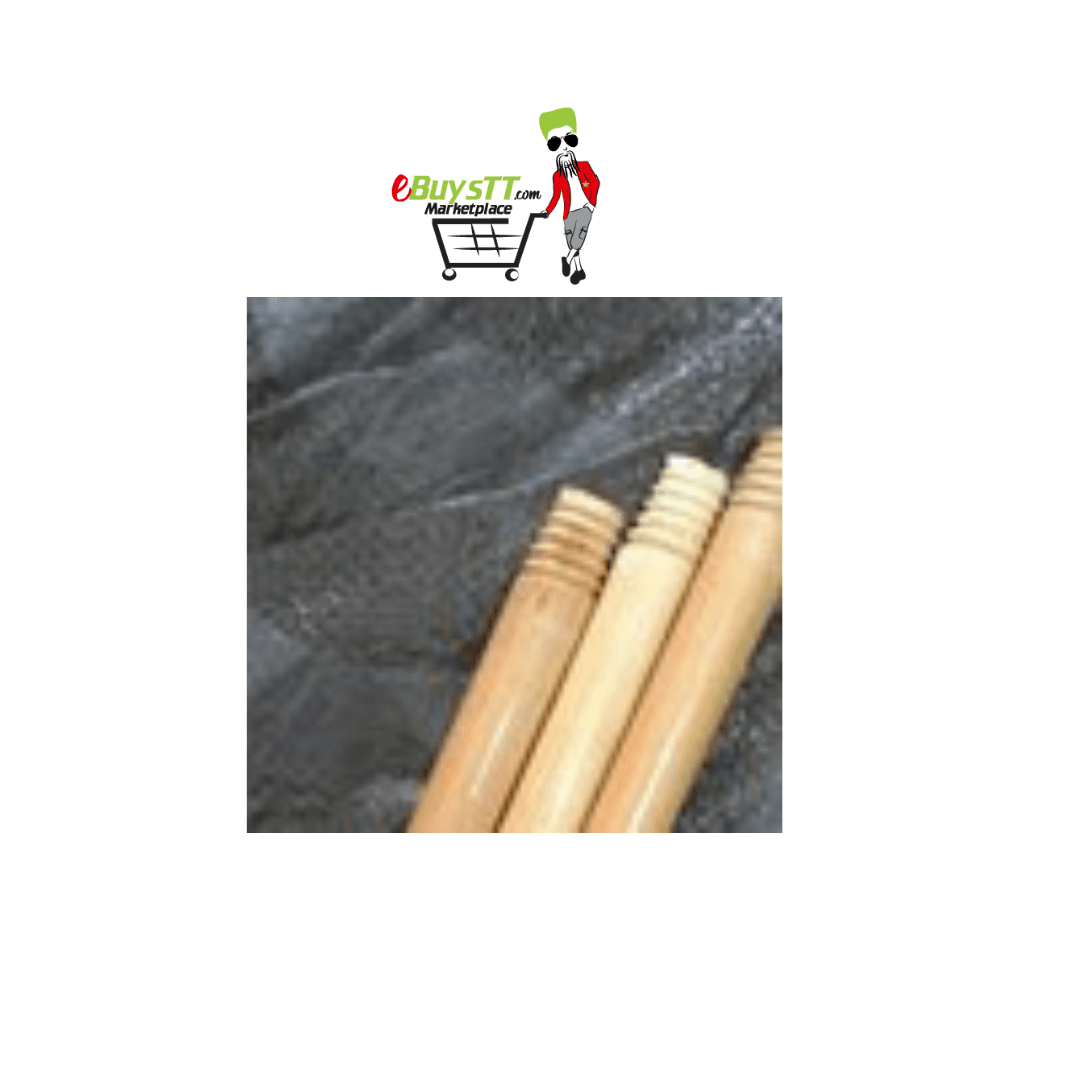 Eterna Wooden Broom Handle fits into your mop, broom or floor squeegee, has a larger diameter handle lets you sweep or scrub more aggressively - GP51 MEGA