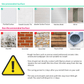 3D Mosaic Morcart Self Adhesive Tile Wall Sticker Backsplash - 12" x 12" DIY for Bathrooms, Kitchens, Oil-Proof, Waterproof- Price Per Unit MT1085 MEGA
