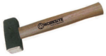 Worksite Stoning Hammer 4.5LBS (2000G) Wooden Handle, DIY Use, Hard Wearing, Durable. Perfect for the home handyman, the Craftsman- WT3085