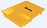 Worksite Paint Roller Tray 14.5 inch X 10.25 inch (365*260mm), made of quality plastic, durable and reusable, resists cracking and prolong the life of your original paint tray. Rustproof, solvent resistant copolymer polypropylene.- WT8025
