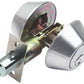 RAIDER Deadbolt Door Knob Lockset D102 Satin Stainless Steel (SS) for Office or Front Door MEGA