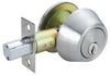 RAIDER Deadbolt Door Knob Lockset D101 Satin Stainless Steel (SS) for Office or Front Door