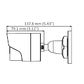 Hikvision 1080p/2MP Weatherproof IR 4-in-1 HD Mini-Bullet Camera DS-2CE16D0T-IRF 2.8mm can be used in video surveillance systems based on various types of DVRs-DS-2CE16DOT-IRF Hannah's Variety Store