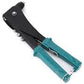Total 10.5" Aluminium Body Hand Riveter, 4-in-1     (2.4mm, 3.2mm, 4mm, 4.8mm), Sturdy and Durable, One Hand Rivet Tool. Ideal for Metal, Plastic and Leather - THT32105 TOTAL TOOLS