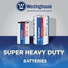 Westinghouse Super Heavy Duty D Battery 2Pk - 67943675027