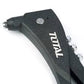 Total 10.5" Aluminium Body Hand Riveter, 4-in-1     (2.4mm, 3.2mm, 4mm, 4.8mm), Sturdy and Durable, One Hand Rivet Tool. Ideal for Metal, Plastic and Leather - THT32105 TOTAL TOOLS