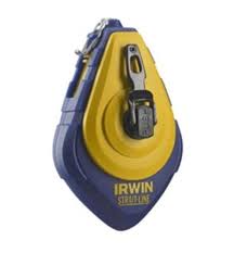 Irwin 100' (30m) Strait-Line, Speed-Line Pro Chalk Reel, 3:1 Gear Ratio Rewind, Wide-Prong Hook for Secure Anchoring and  Lightweight ABS Housing to Withstands Jobsite Wear and Tear - IRW64310 MEGA