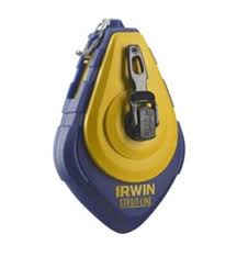 Irwin 100' (30m) Strait-Line, Speed-Line Pro Chalk Reel, 3:1 Gear Ratio Rewind, Wide-Prong Hook for Secure Anchoring and  Lightweight ABS Housing to Withstands Jobsite Wear and Tear - IRW64310