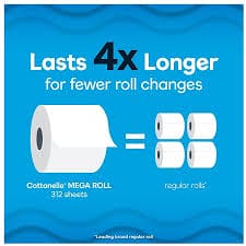 COTTONELLE BATH TISSUE CLEAN CARE 6CT - CBTCC6CT Pie's Variety Store