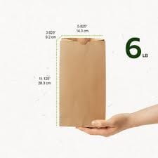 Brown Paper Lunch Bags, Paper Grocery Bags, Durable Kraft Paper Bags 10lb 100 Pack-  These multipurpose bags can hold canned foods, sandwiches and just about anything - 43100001004 Pie's Variety Store
