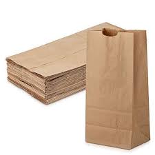 Brown Paper Lunch Bags, Paper Grocery Bags, Durable Kraft Paper Bags 10lb 100 Pack-  These multipurpose bags can hold canned foods, sandwiches and just about anything - 43100001004 Pie's Variety Store